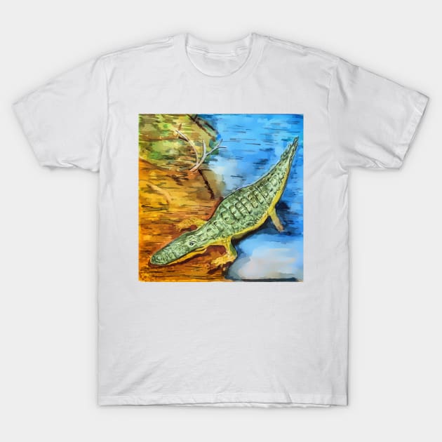 Everglades National Park, Crocodile T-Shirt by WelshDesigns